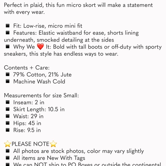 Free People! High Time Micro Skort in Blue Combo NWT! - Picture 10 of 10